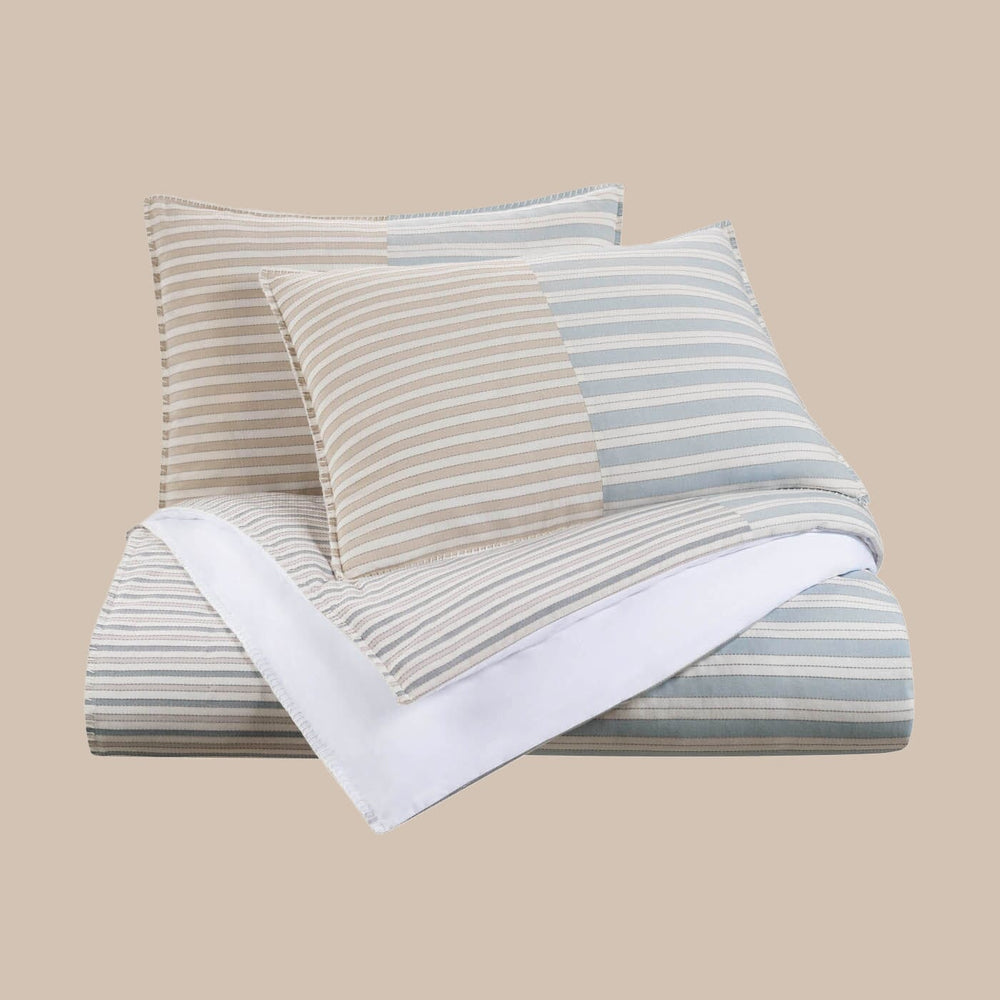 The front view of the Southern Tide Southern Tide Pines Multi Comforter Set by Southern Tide - Multi