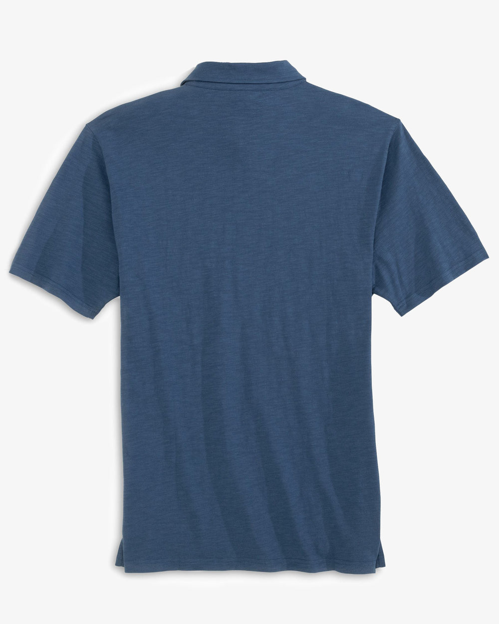 The back of the Men's Sun Farer Polo Shirt by Southern Tide - Dark Denim