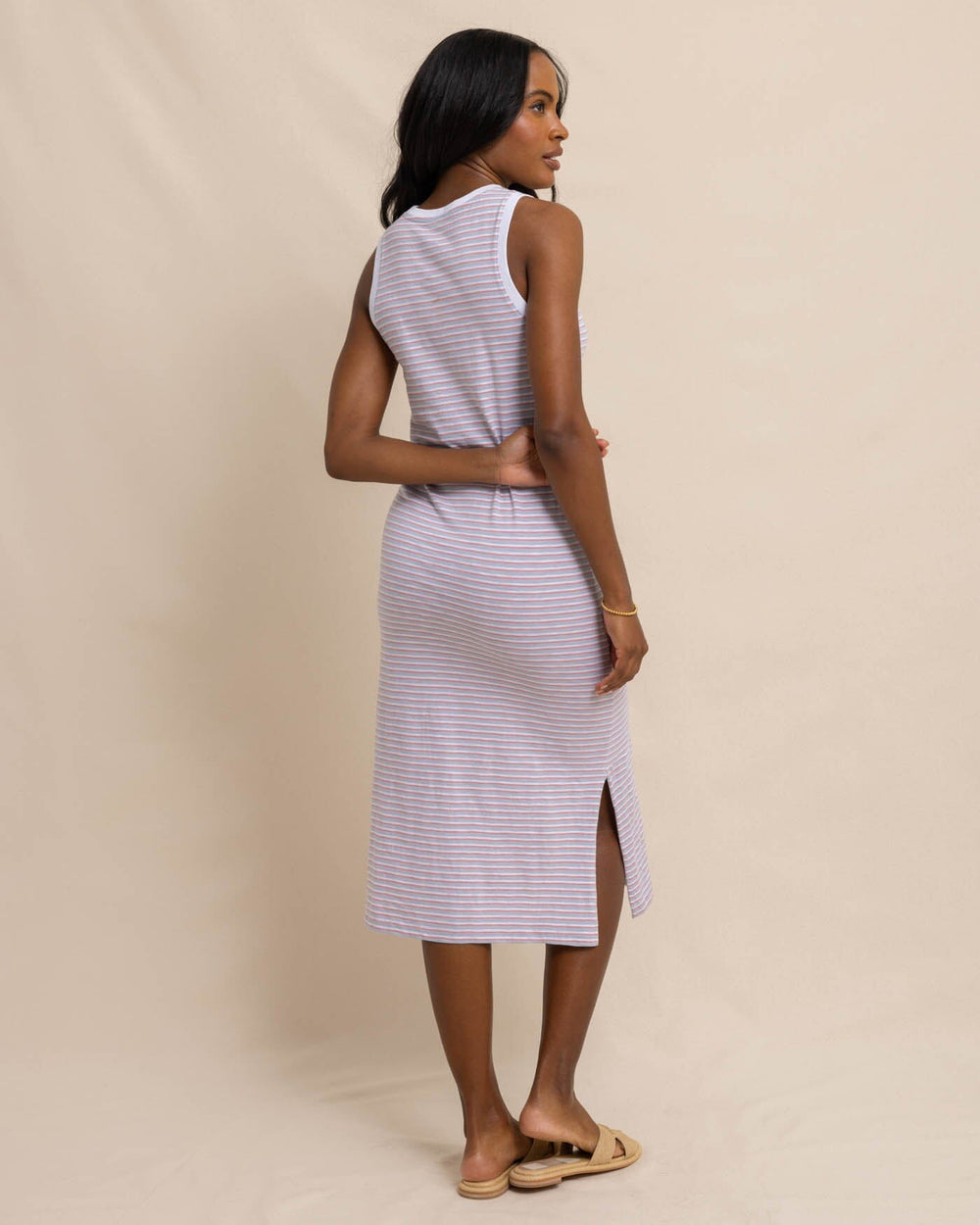 Sun Farer Stripe Midi Tank Dress W_Dresses Southern Tide 