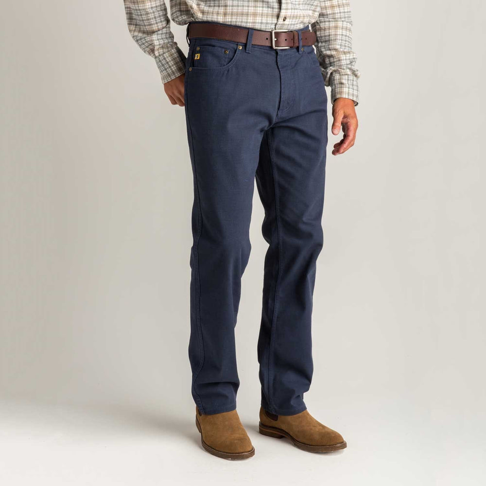 Field Canvas Five-Pocket - Navy Chino Duck Head 28 30 