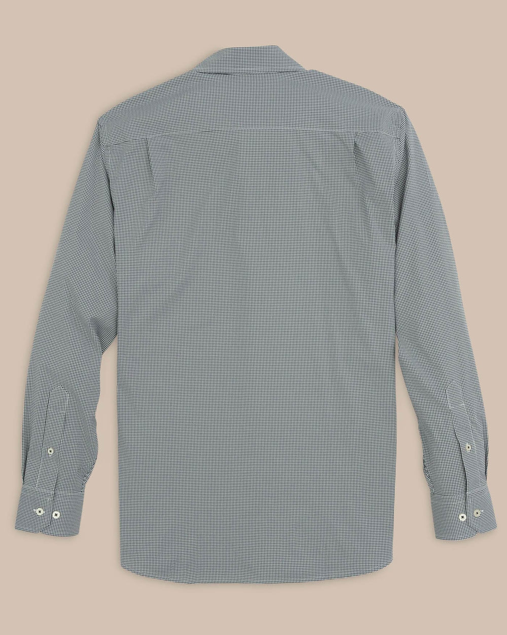 The back view of the Alabama Crimson Tide Gingham Button Down Shirt  by Southern Tide - Black