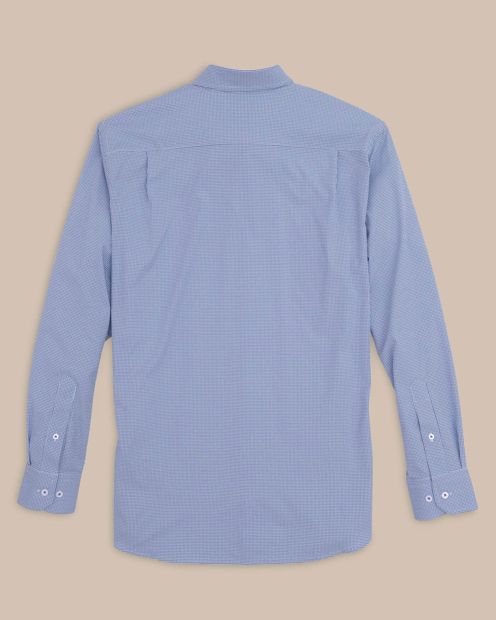 The back view of the Florida Gators Gingham Button Down Shirt by Southern Tide - University Blue