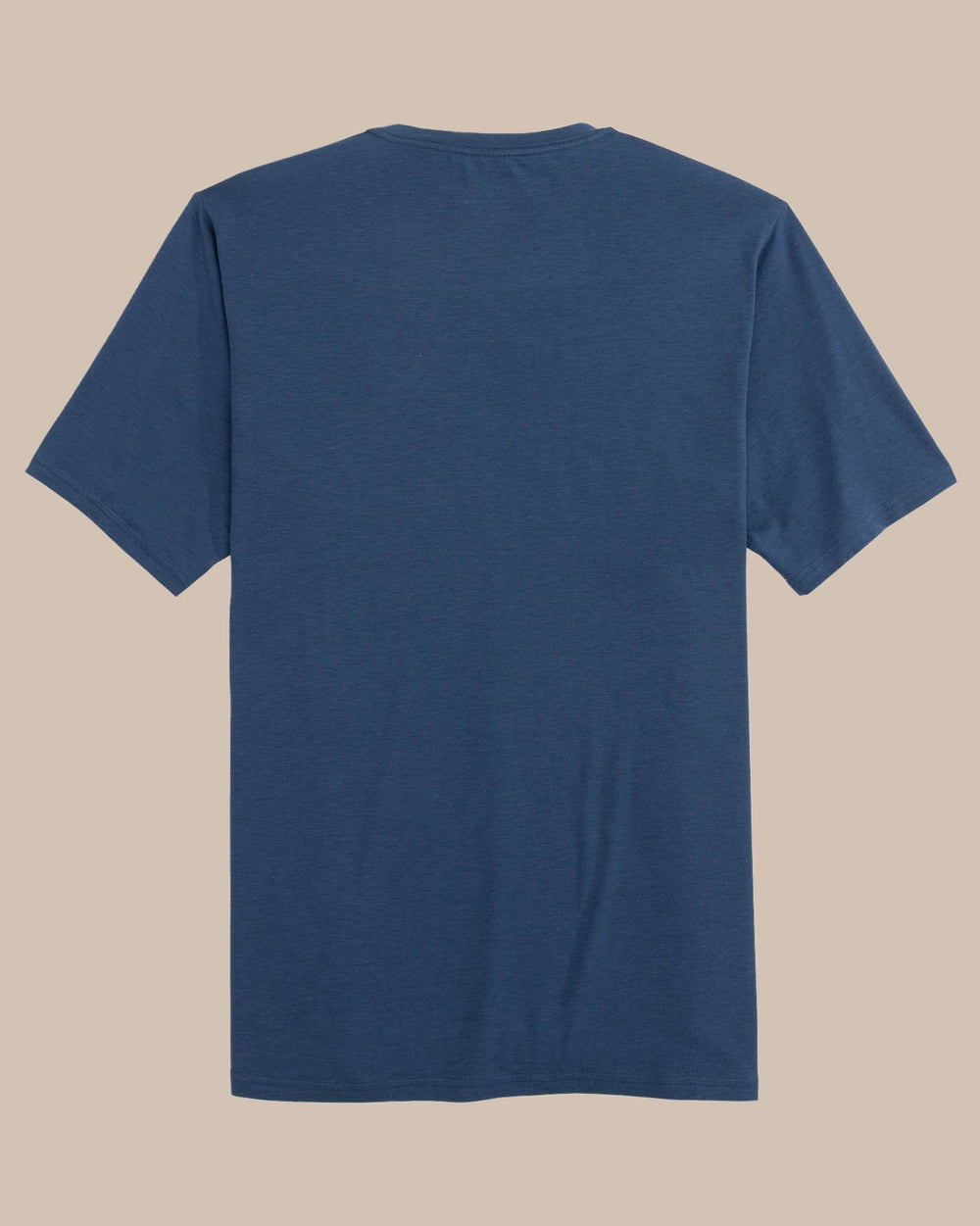 The back view of the Southern Tide The Seaport T-Shirt by Southern Tide - Aged Denim
