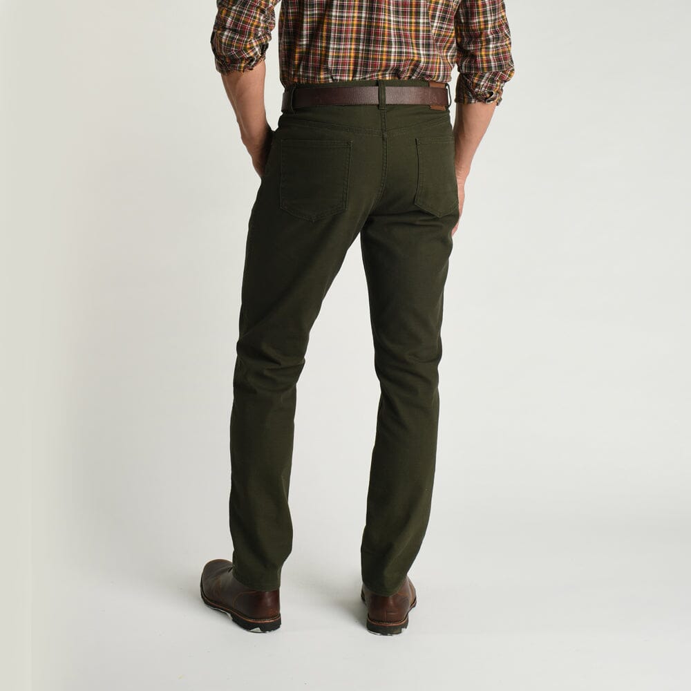 Field Canvas Five-Pocket - Forrest Green Chino Duck Head 